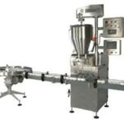 Viscous Cream Filling Machine With Jacketed Hopper and Stirrer